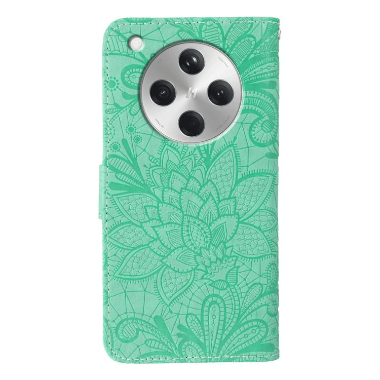 For OPPO Find X8 Lace Flower Embossing Flip Leather Phone Case