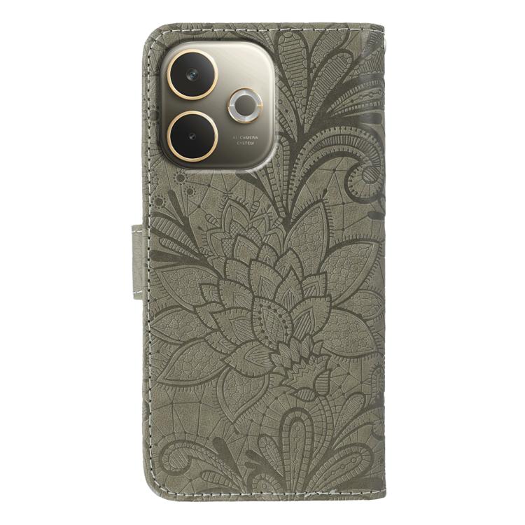 For OPPO A5 Pro 5G Global Lace Flower Embossing Flip Leather Phone Case