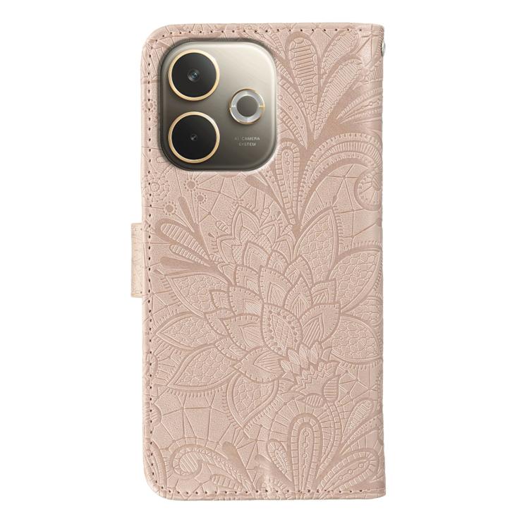 For OPPO A5 Pro 5G Global Lace Flower Embossing Flip Leather Phone Case