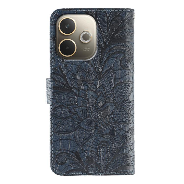 For OPPO A5 Pro 5G Global Lace Flower Embossing Flip Leather Phone Case
