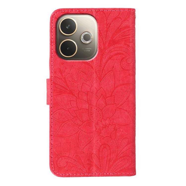 For OPPO A5 Pro 5G Global Lace Flower Embossing Flip Leather Phone Case