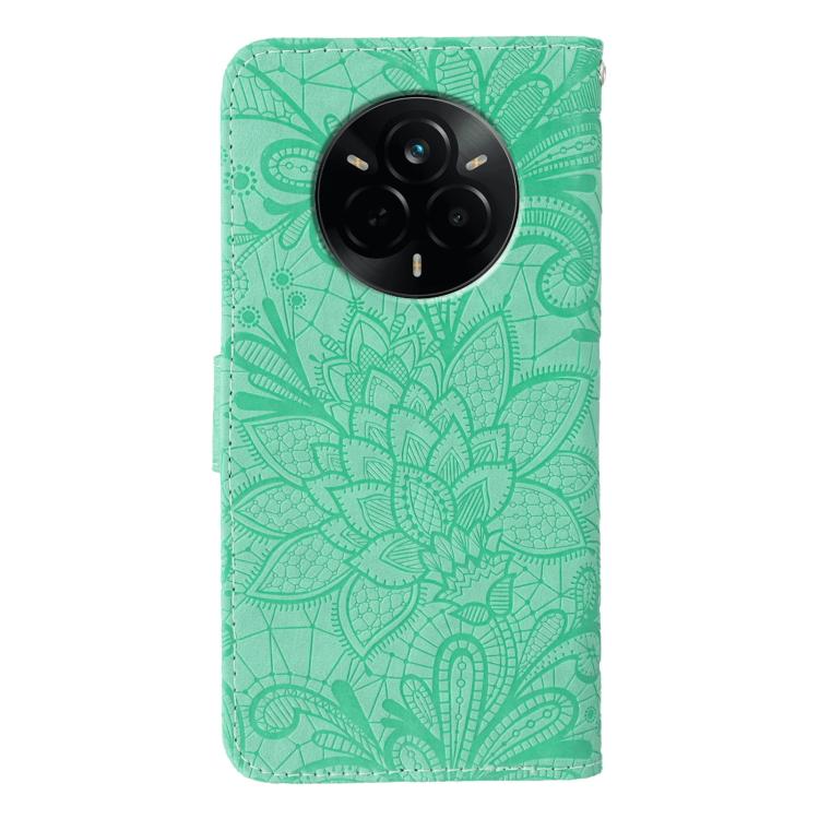 For Realme 14 Pro Lace Flower Embossing Flip Leather Phone Case