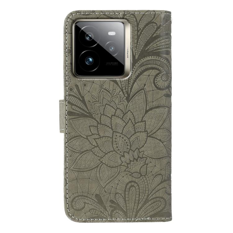 For Realme GT 7 Pro Lace Flower Embossing Flip Leather Phone Case