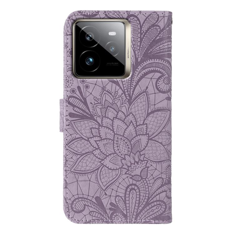 For Realme GT 7 Pro Lace Flower Embossing Flip Leather Phone Case