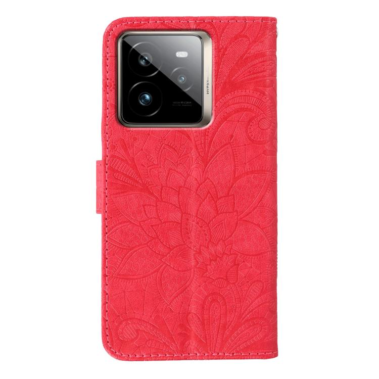 For Realme GT 7 Pro Lace Flower Embossing Flip Leather Phone Case