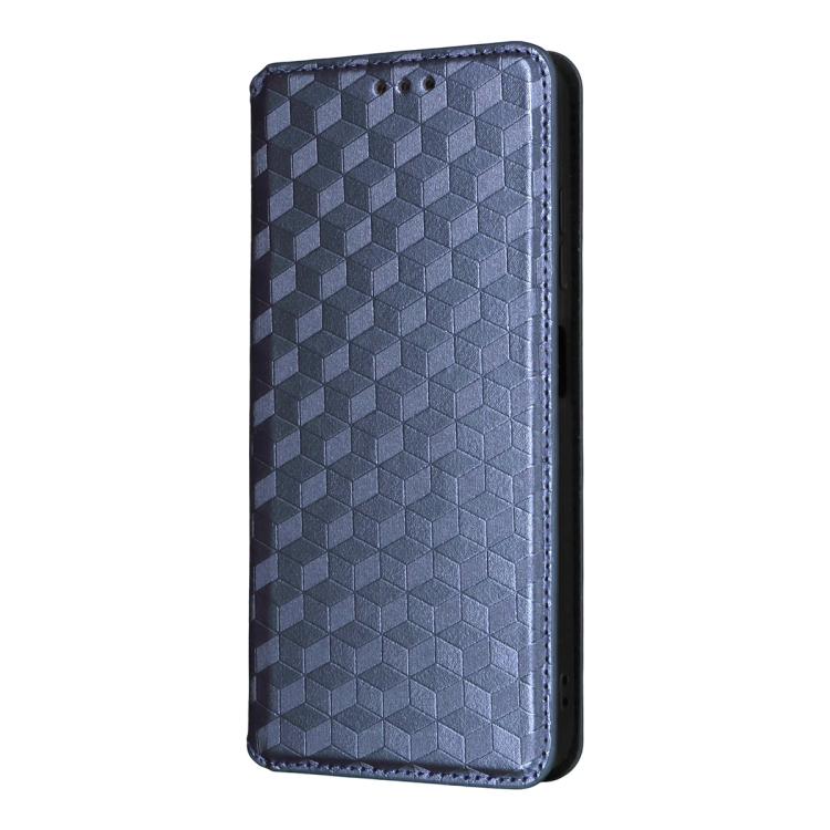 For Oukitel C3 4G 2025 Cubic Grid Texture Flip Leather Phone Case