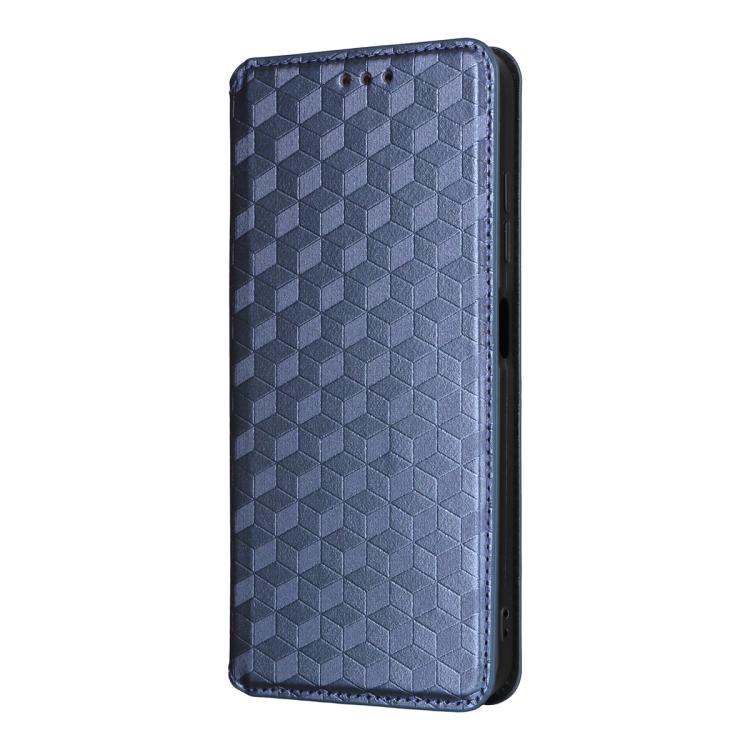 For Oukitel C5 4G 2025 Cubic Grid Texture Flip Leather Phone Case