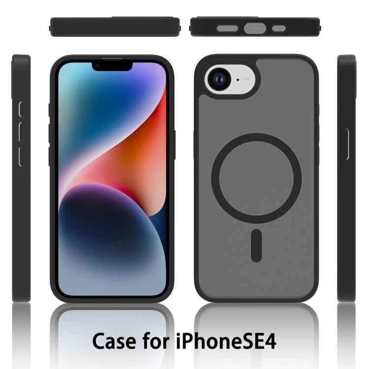 For iPhone 17e / 16e Skin Feel TPU Hybrid PC MagSafe Phone Case