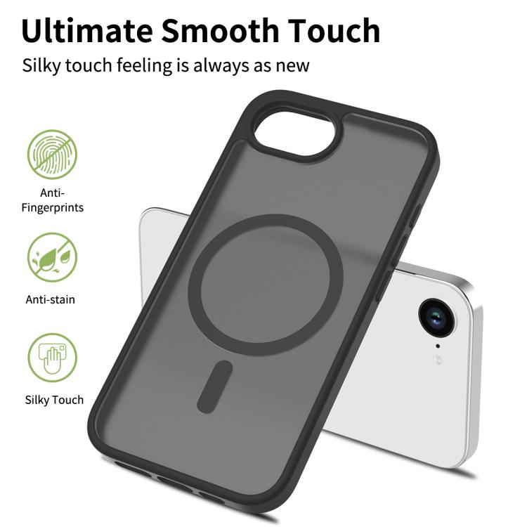 For iPhone 17e / 16e Skin Feel TPU Hybrid PC MagSafe Phone Case