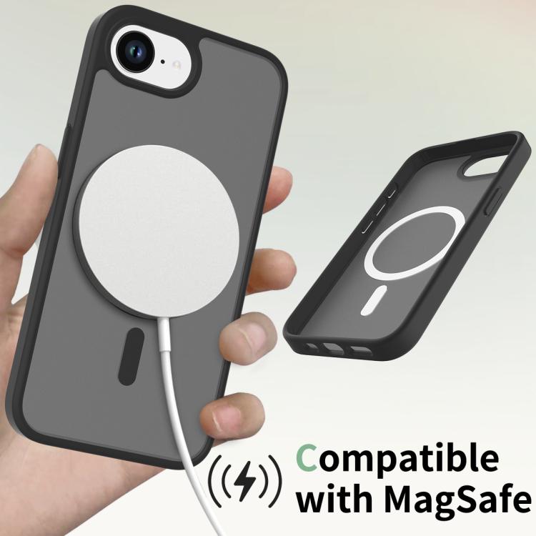 For iPhone 17e / 16e Skin Feel TPU Hybrid PC MagSafe Phone Case