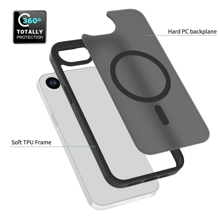 For iPhone 17e / 16e Skin Feel TPU Hybrid PC MagSafe Phone Case