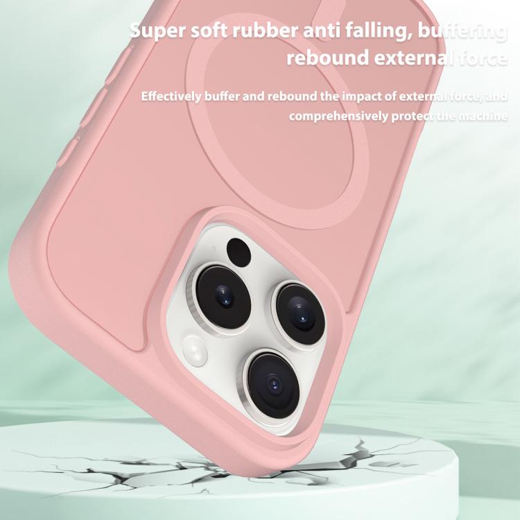 For iPhone 16 Pro Skin Feel TPU Hybrid PC MagSafe Phone Case