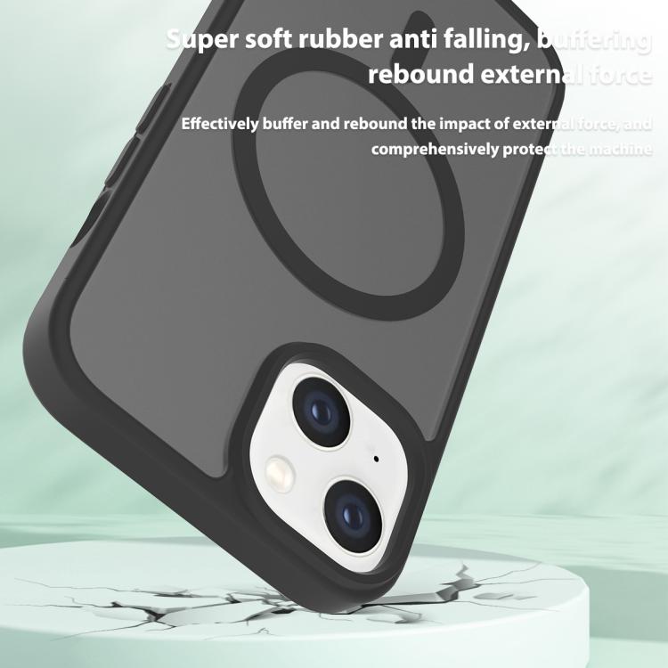 For iPhone 13 / 14 Skin Feel TPU Hybrid PC MagSafe Phone Case