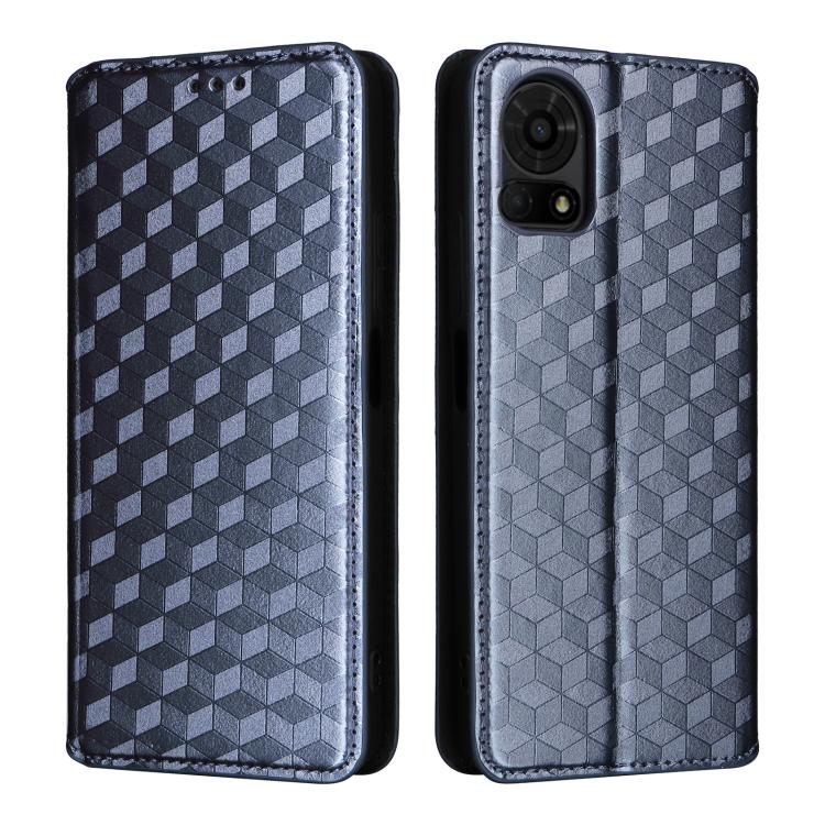 For TCL 50 LE / K23 / K24 Cubic Grid Texture Flip Leather Phone Case