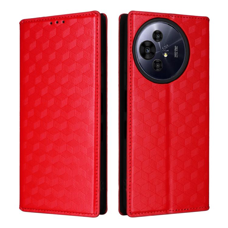 For TCL 50 NxtPaper / 50 Pro NxtPaper Cubic Grid Texture Flip Leather Phone Case