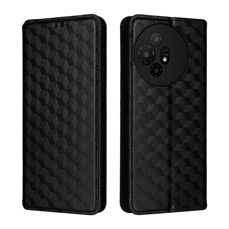 For TCL 50 XL 5G Cubic Grid Texture Flip Leather Phone Case