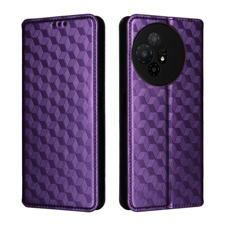For TCL 50 XL 5G Cubic Grid Texture Flip Leather Phone Case