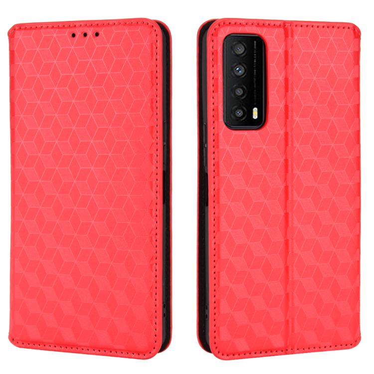 For TCL Stylus 5G Cubic Grid Texture Flip Leather Phone Case