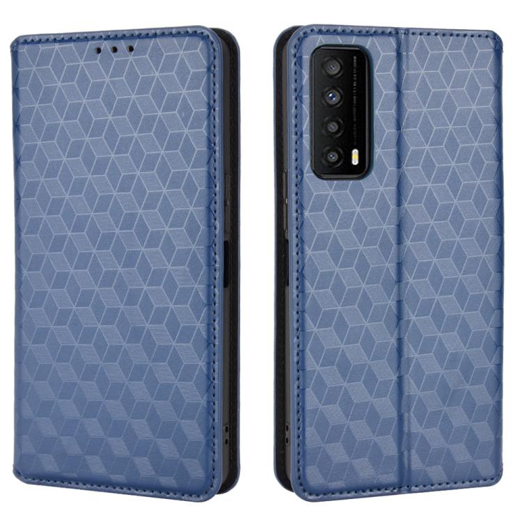 For TCL Stylus 5G Cubic Grid Texture Flip Leather Phone Case