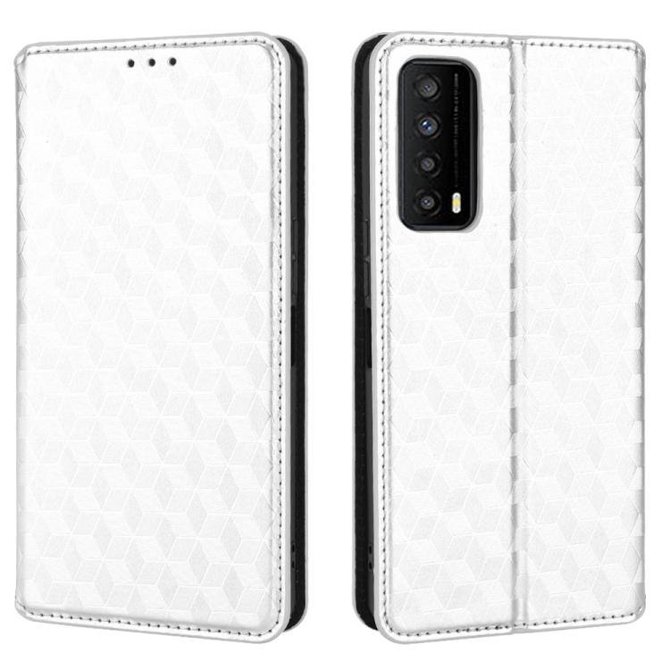 For TCL Stylus 5G Cubic Grid Texture Flip Leather Phone Case