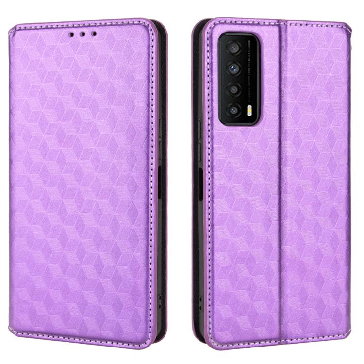 For TCL Stylus 5G Cubic Grid Texture Flip Leather Phone Case