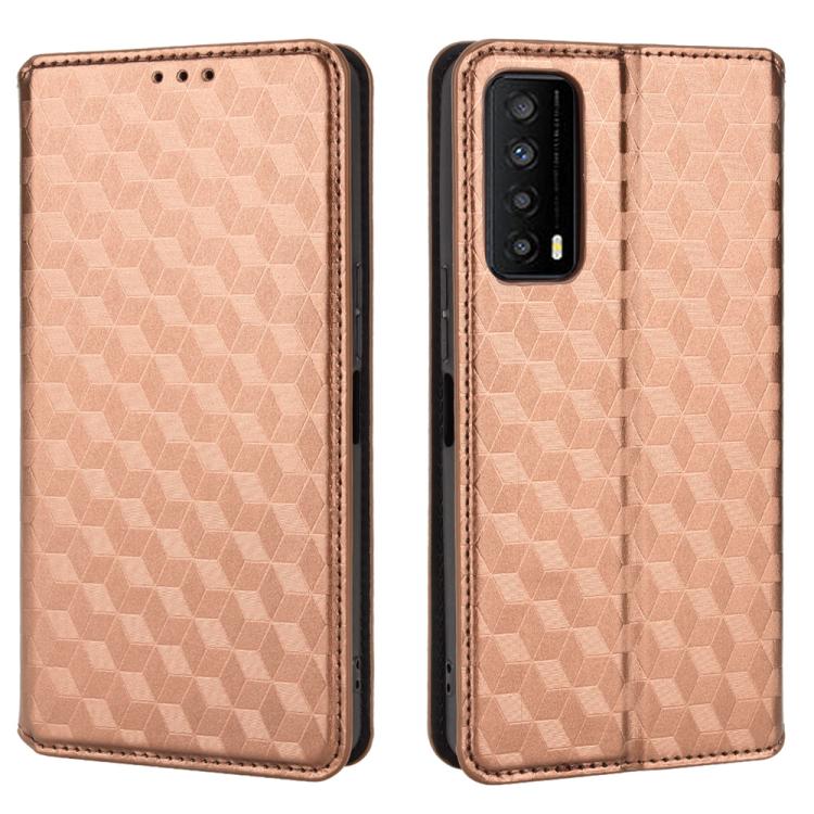 For TCL Stylus 5G Cubic Grid Texture Flip Leather Phone Case