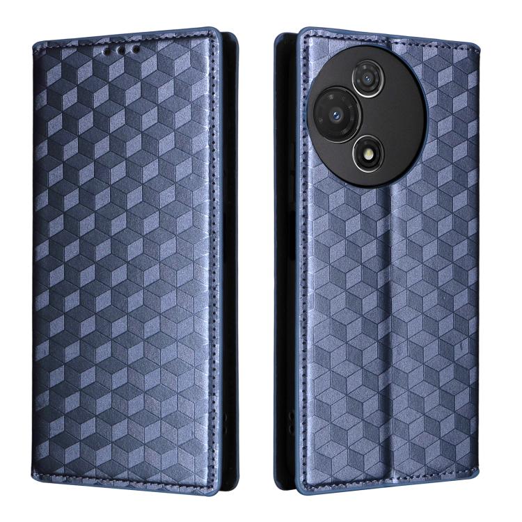 For TCL 60 5G / TCL 60R 5G Cubic Grid Texture Flip Leather Phone Case