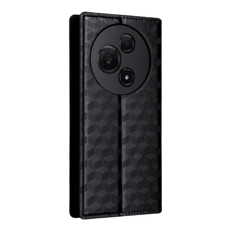 For TCL 60 NxtPaper Cubic Grid Texture Flip Leather Phone Case