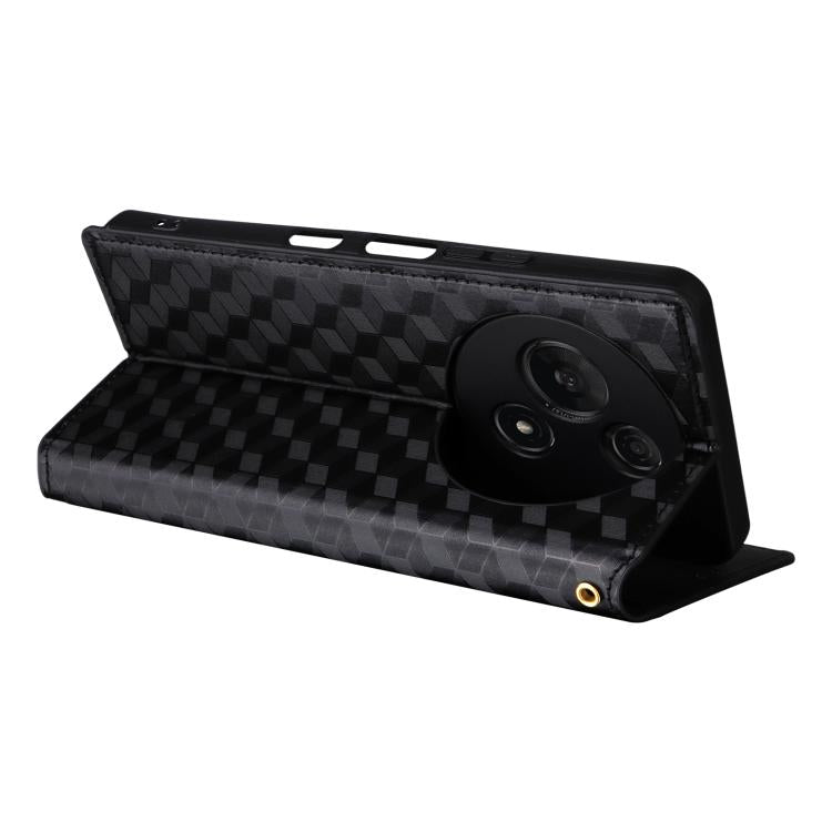 For TCL 60 NxtPaper Cubic Grid Texture Flip Leather Phone Case