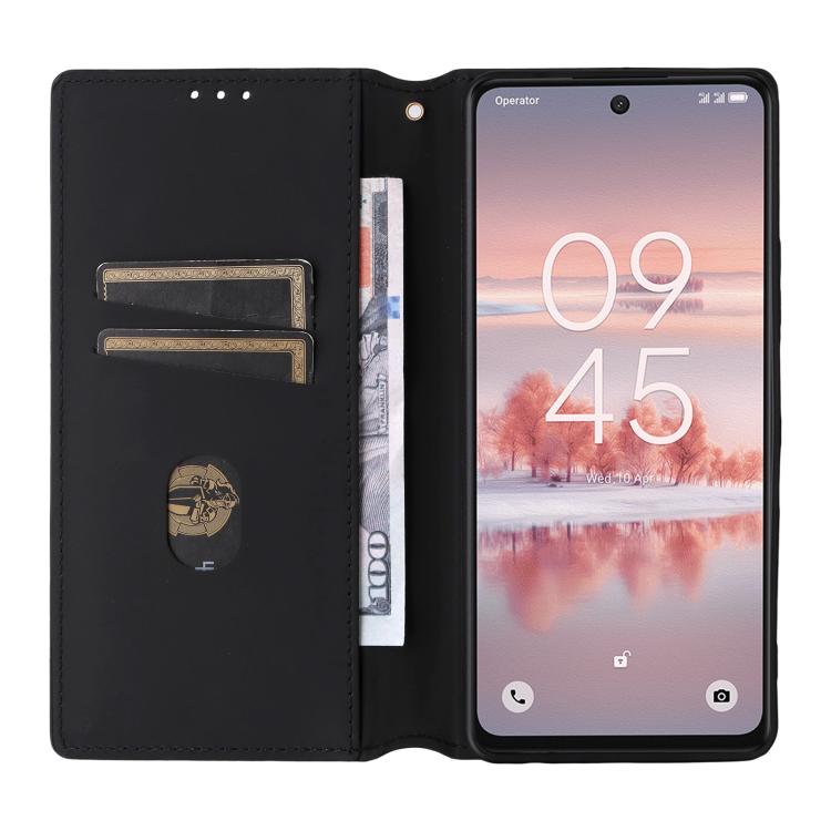 For TCL 60 NxtPaper Cubic Grid Texture Flip Leather Phone Case