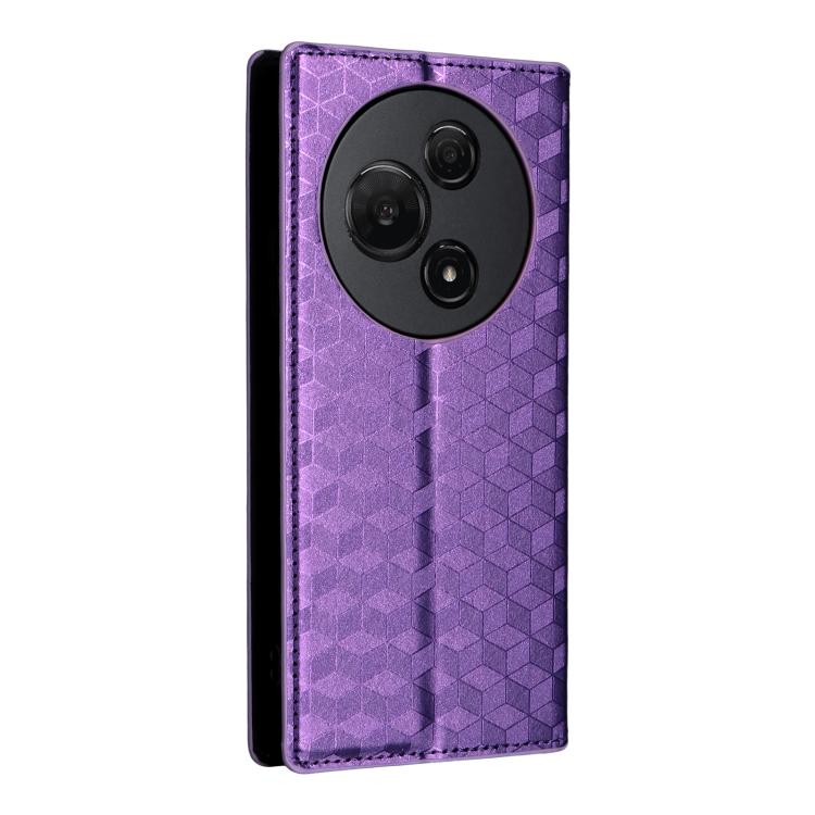 For TCL 60 NxtPaper Cubic Grid Texture Flip Leather Phone Case