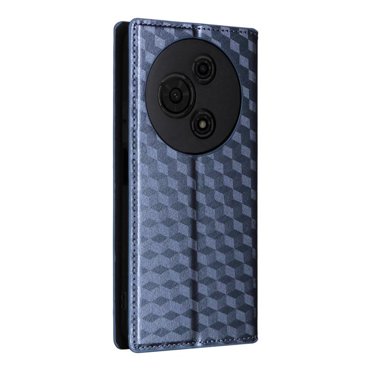 For TCL 605 / 60 SE Cubic Grid Texture Flip Leather Phone Case