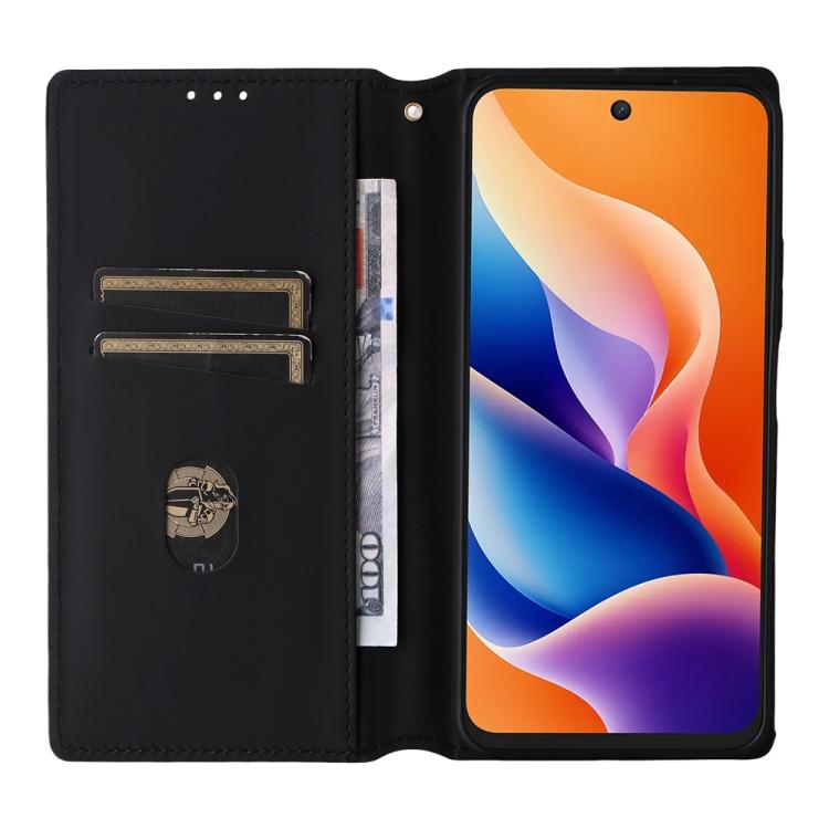 For TCL 605 / 60 SE Cubic Grid Texture Flip Leather Phone Case