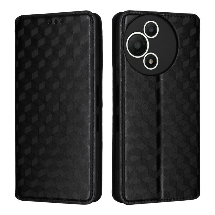 For TCL 60 SE NxtPaper 5G Cubic Grid Texture Flip Leather Phone Case