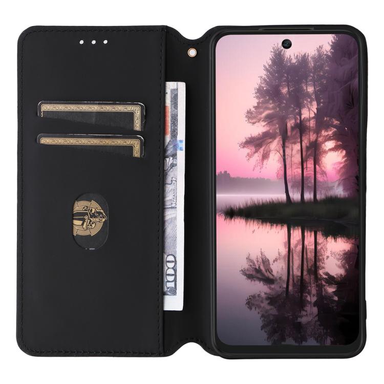 For TCL 60 SE NxtPaper 5G Cubic Grid Texture Flip Leather Phone Case