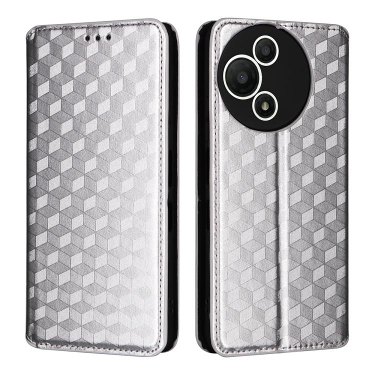 For TCL 60 SE NxtPaper 5G Cubic Grid Texture Flip Leather Phone Case