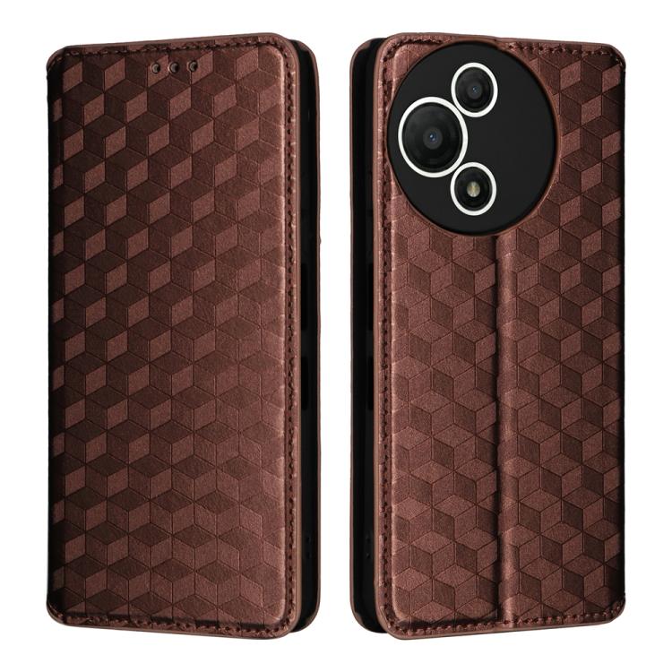 For TCL 60 SE NxtPaper 5G Cubic Grid Texture Flip Leather Phone Case