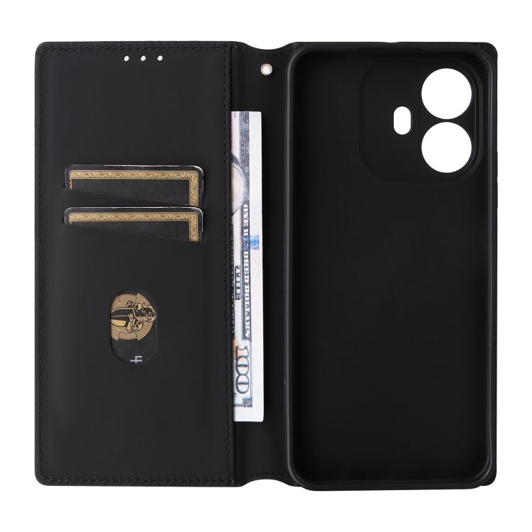 For TCL K70 Power / K70 4G Cubic Grid Texture Flip Leather Phone Case