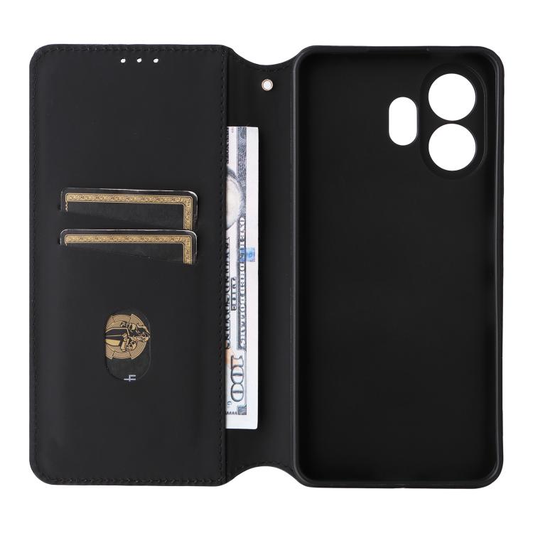 For TCL NxtPaper 70 Pro 5G Cubic Grid Texture Flip Leather Phone Case