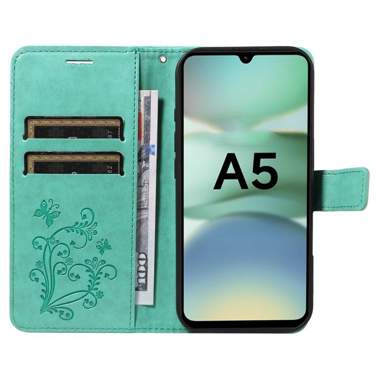 For Redmi A5 4G 173.3mm 3D Butterfly Embossed Pattern Flip Leather Phone Case