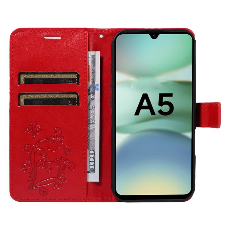 For Redmi A5 4G 173.3mm 3D Butterfly Embossed Pattern Flip Leather Phone Case