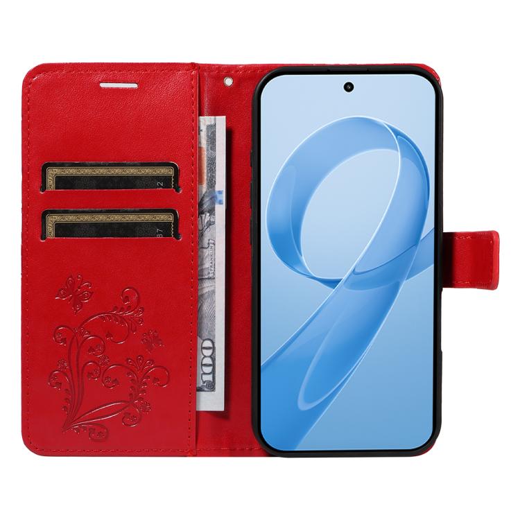 For Redmi K90/Poco F8 Pro 3D Butterfly Embossed Pattern Flip Leather Phone Case