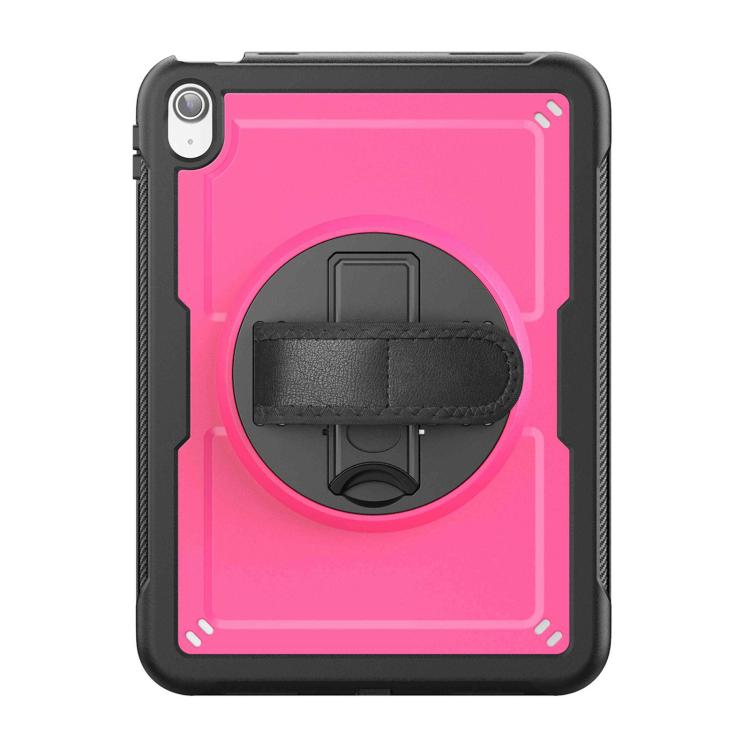 For iPad 2025 / 2022 Honeycomb Hand Grip Turntable Stand Tablet Case