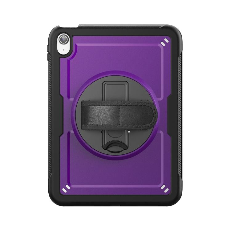 For iPad 2025 / 2022 Honeycomb Hand Grip Turntable Stand Tablet Case