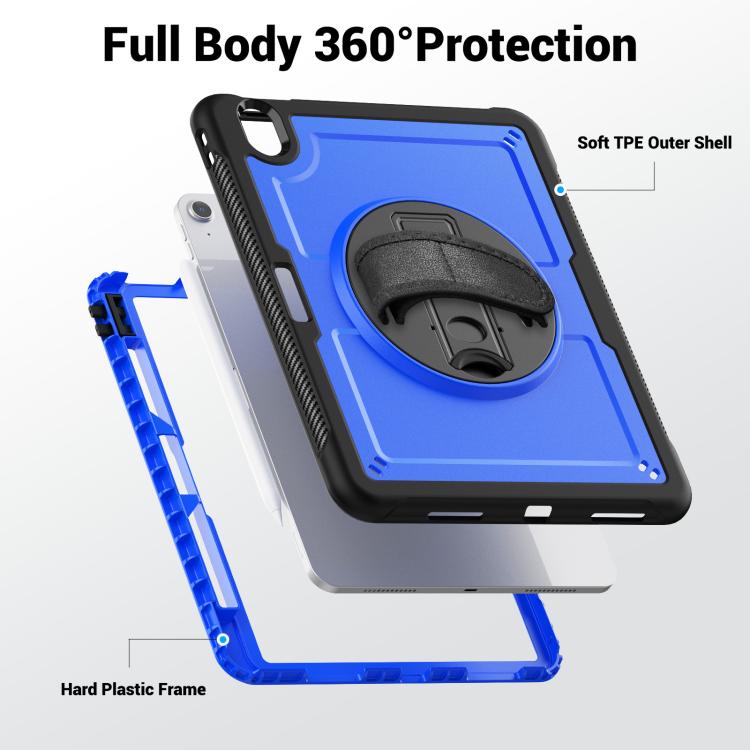 For iPad Air 11 2026 / 2025 / 2024 Honeycomb Hand Grip Turntable Stand Tablet Case