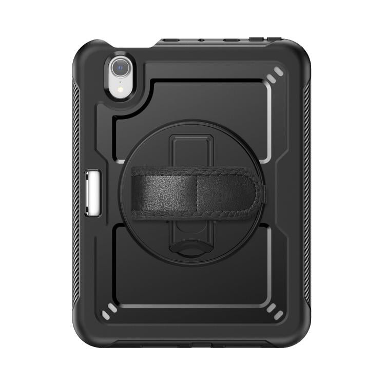 For iPad mini 2024 / mini 6 Honeycomb Hand Grip Turntable Stand Tablet Case