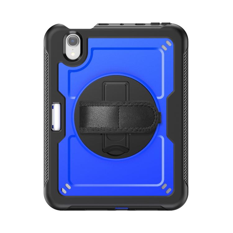 For iPad mini 2024 / mini 6 Honeycomb Hand Grip Turntable Stand Tablet Case