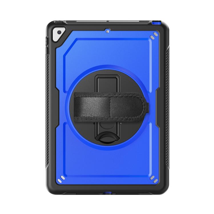 For iPad 10.2 2021 / 2020 / 10.5 2019 Honeycomb Hand Grip Turntable Stand Tablet Case