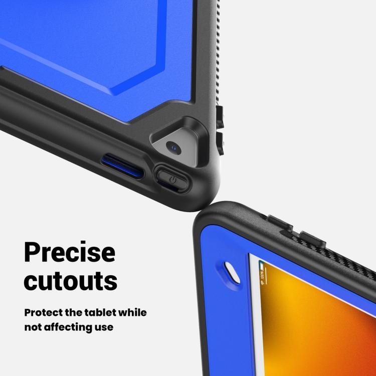 For iPad 10.2 2021 / 2020 / 10.5 2019 Honeycomb Hand Grip Turntable Stand Tablet Case