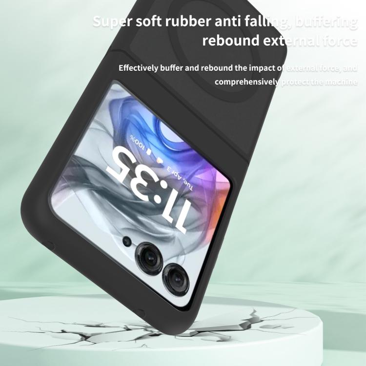 For Motorola Razr 50 Skin Feel TPU Hybrid PC MagSafe Phone Case